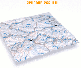 3d view of Prundu Bîrgăului