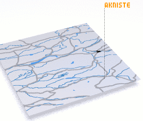 3d view of Aknīste