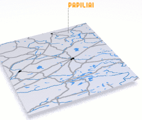 3d view of Papiliai