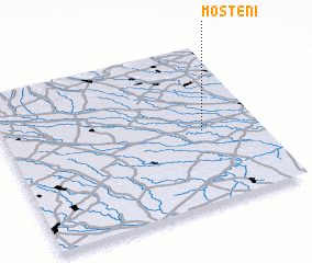 3d view of Moşteni