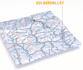 3d view of Golden Valley