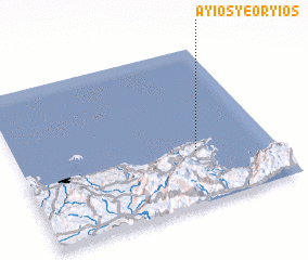 3d view of Áyios Yeóryios