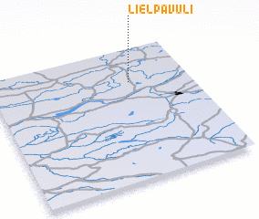 3d view of Lielpāvuļi