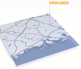 3d view of Koukjärvi