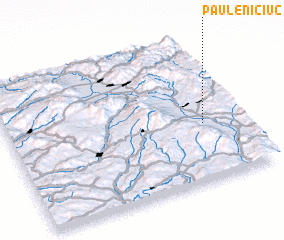 3d view of Păuleni-Ciuc