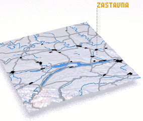 3d view of Zastavna