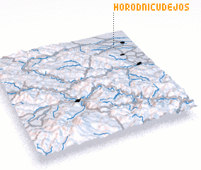 3d view of Horodnicu de Jos