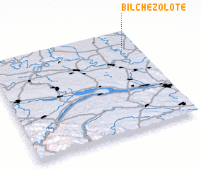 3d view of Bilʼche-Zolote