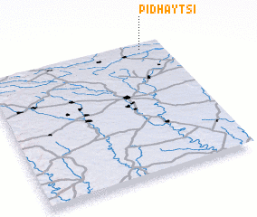 3d view of Pidhaytsi