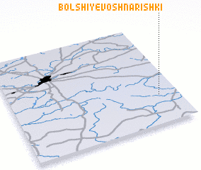 3d view of Bolʼshiye Voshnarishki