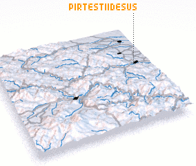 3d view of Pîrteştii de Sus