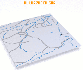 3d view of Vulʼka Zhechiska