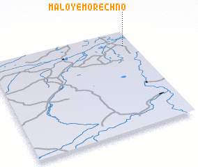 3d view of Maloye Morechno