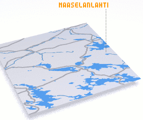 3d view of Maaselänlahti