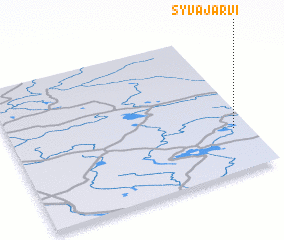 3d view of Syväjärvi