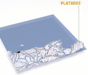 3d view of Plátanos