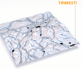 3d view of Ţipăreşti