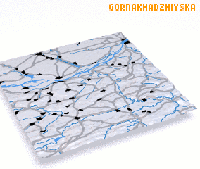 3d view of Gorna Khadzhiyska