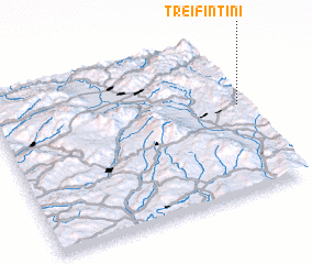 3d view of Trei Fîntîni