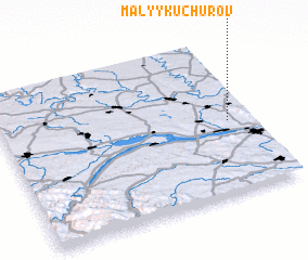 3d view of Malyy Kuchurov