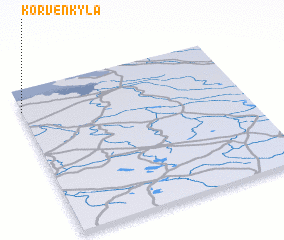 3d view of Korvenkylä
