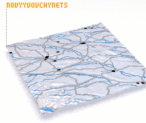 3d view of Novyy Vovchynets\