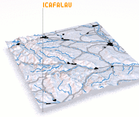 3d view of Icafalău