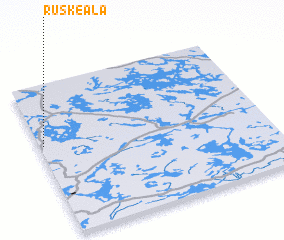 3d view of Ruskeala