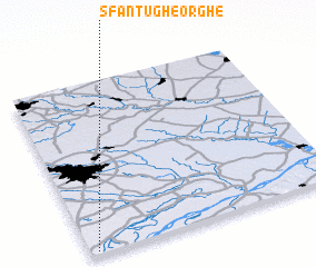 3d view of Sfântu Gheorghe