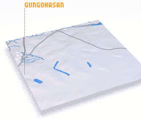 3d view of Gungo Ḩasan