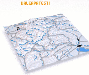 3d view of Valea Pateşti