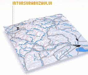 3d view of Întorsura Buzăului