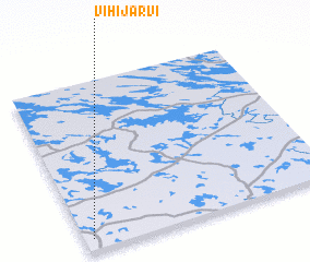 3d view of Vihijärvi