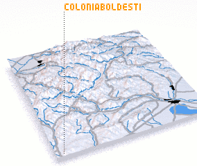 3d view of Colonia Boldeşti