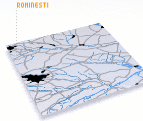 3d view of Romîneşti