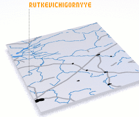 3d view of Rutkevichi Gornyye