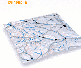 3d view of Izvoru Alb