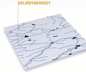 3d view of Koloniya Pokosy