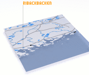 3d view of Ribäckbacken