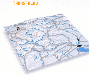 3d view of Tămăşfalău