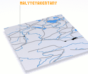 3d view of Malyye Yakentany