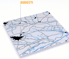 3d view of Dudeşti