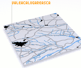 3d view of Valea Călugărească