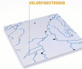 3d view of Koloniya Ostruvka