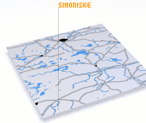 3d view of Šimoniškė