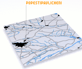 3d view of Popeşti-Pavlicheni