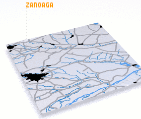 3d view of Zănoaga