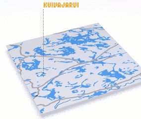 3d view of Kuivajärvi