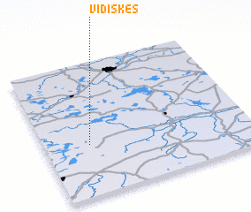 3d view of Vidiškės