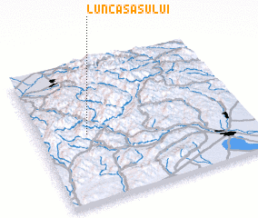 3d view of Lunca Sasului